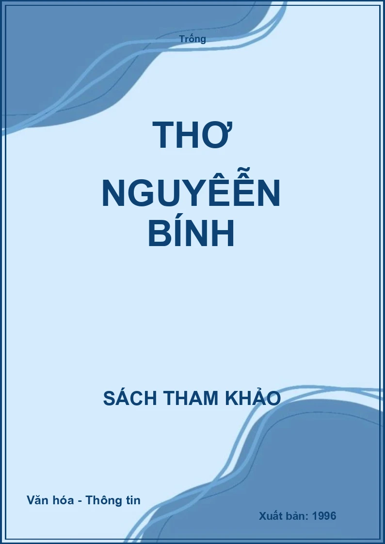 Thơ Nguyễn Bính