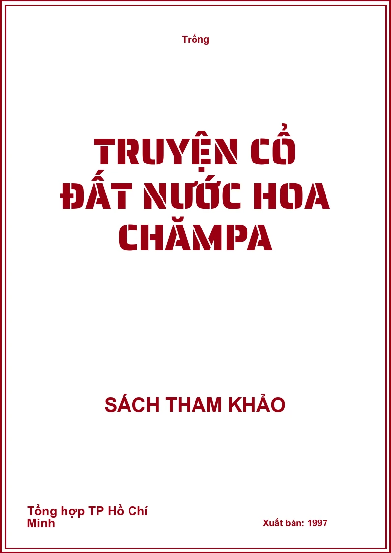 Truyện cổ đất nước Hoa Chămpa