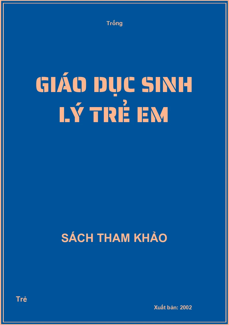Giáo dục sinh lý trẻ em