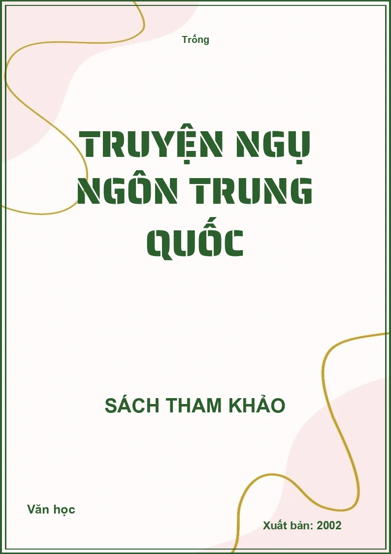 Truyện ngụ ngôn Trung Quốc