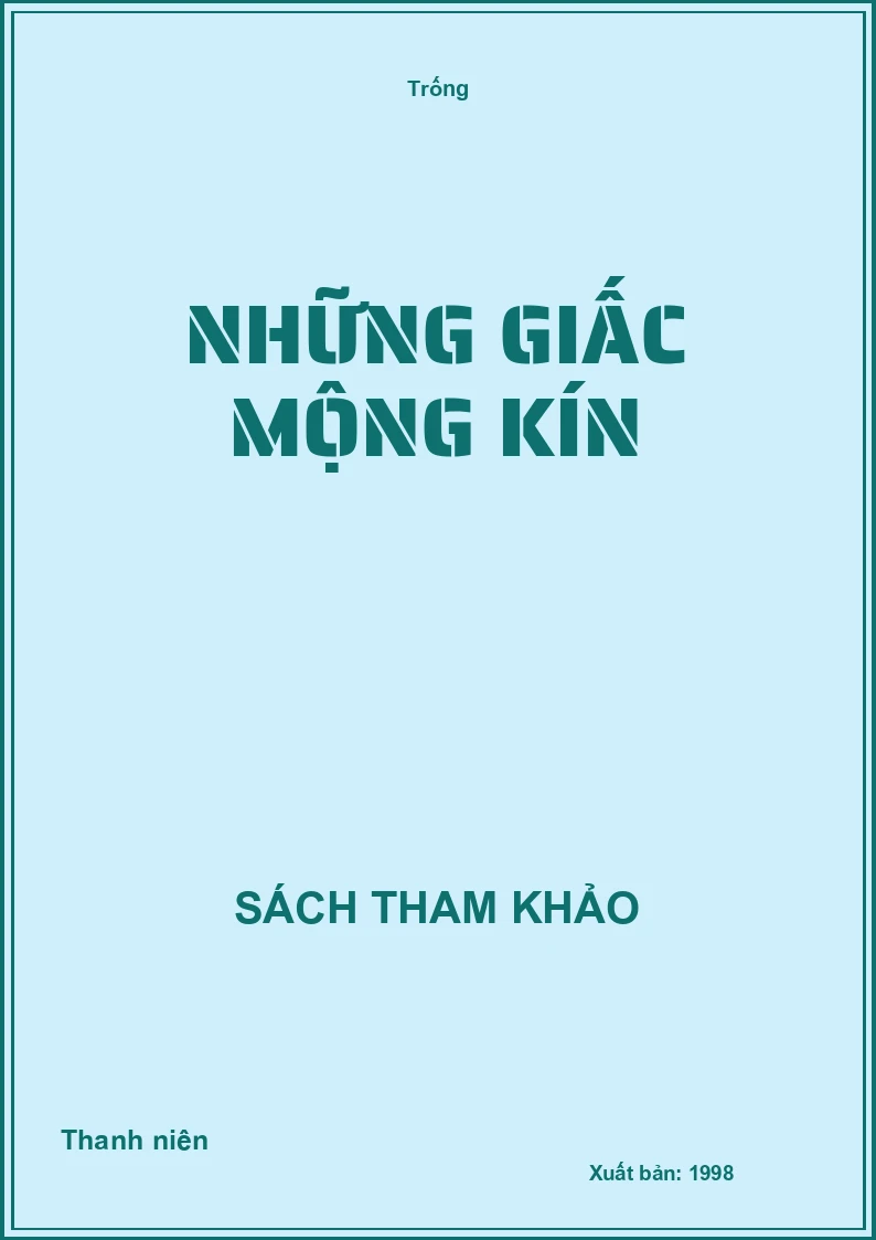 Những giấc mộng kín