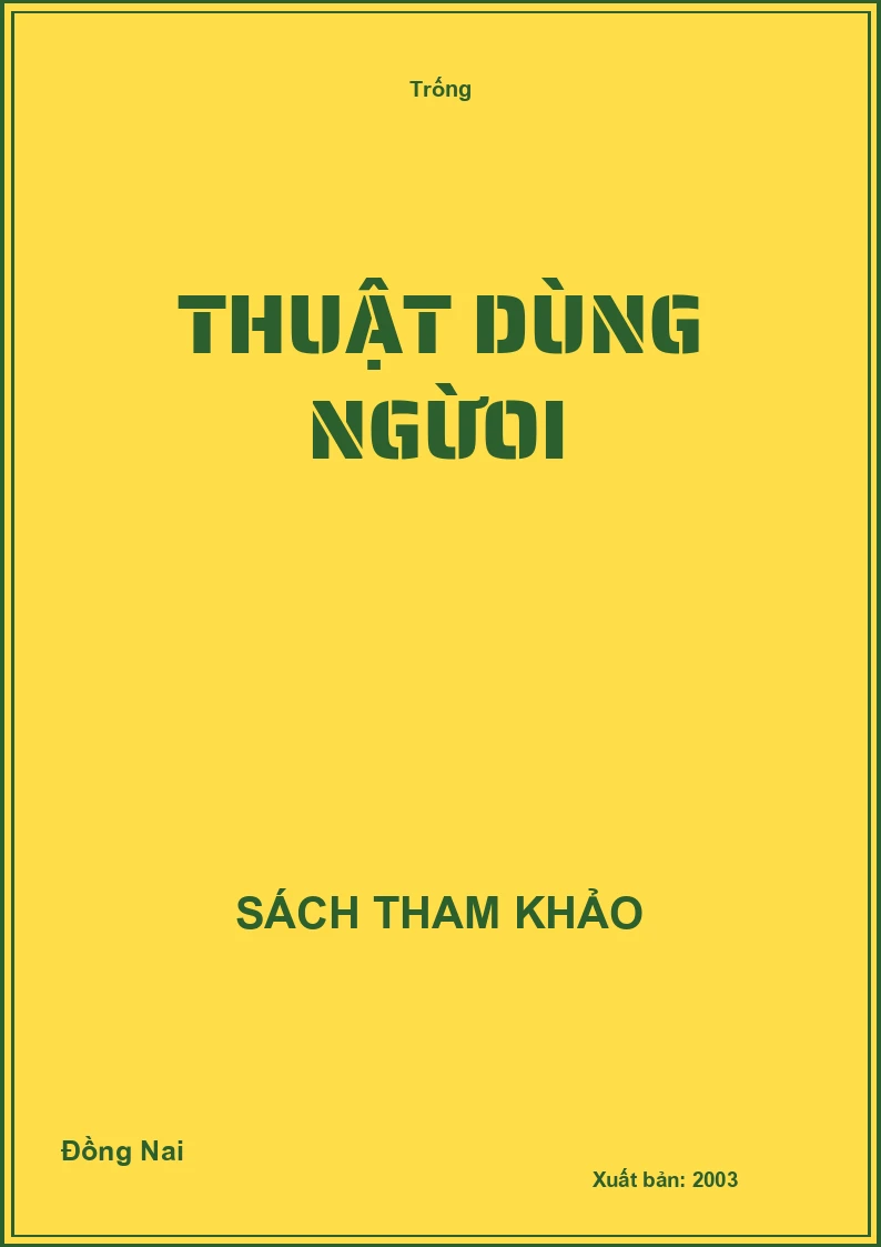 Thuật dùng người