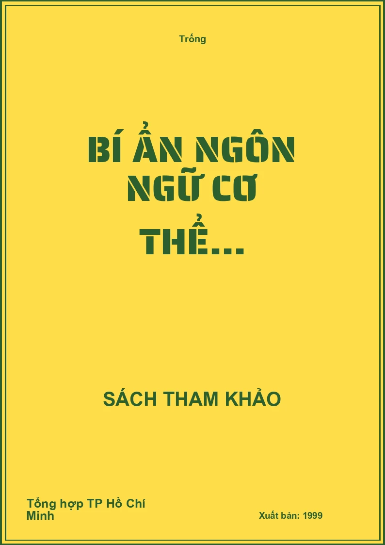 Bí ẩn ngôn ngữ cơ thể…