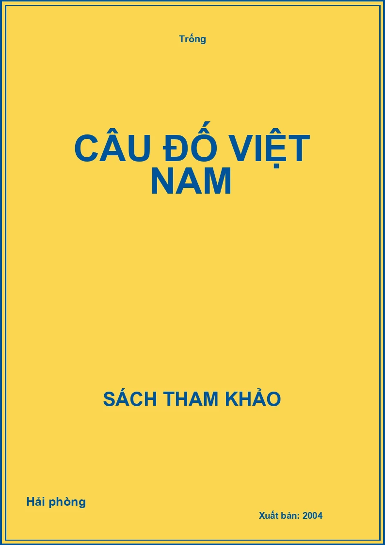Câu đố Việt Nam