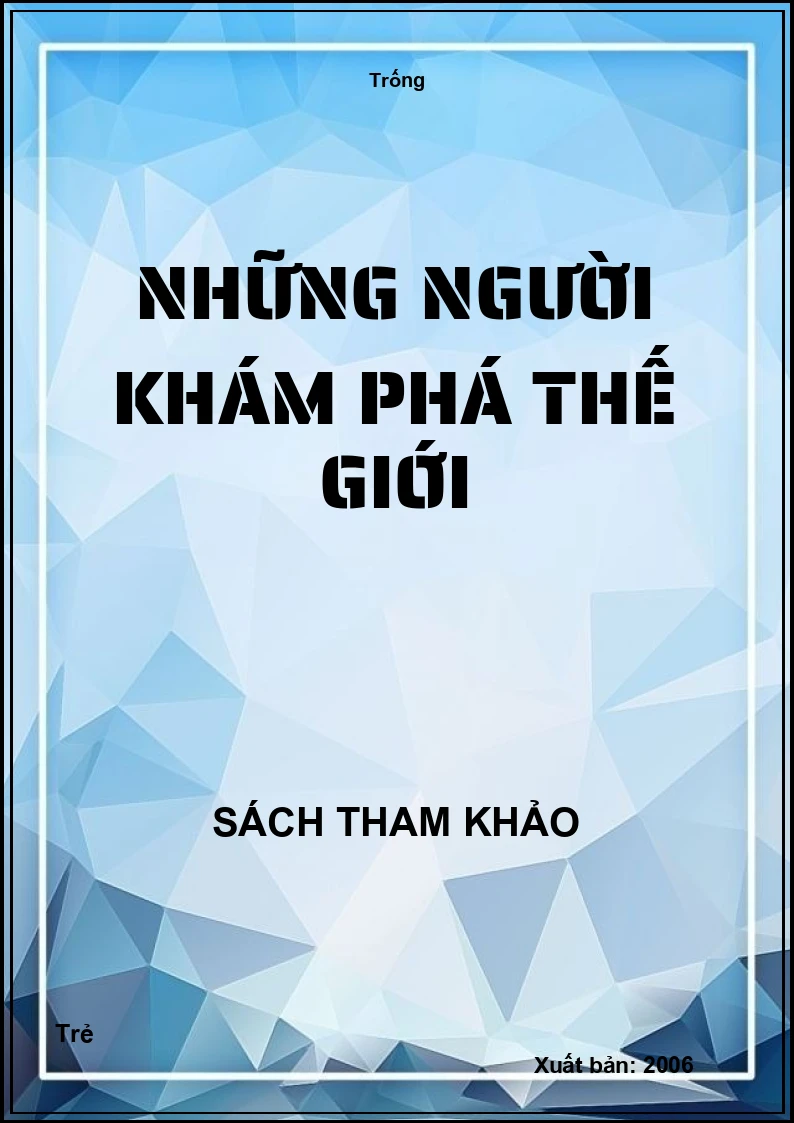 Những người khám phá thế giới