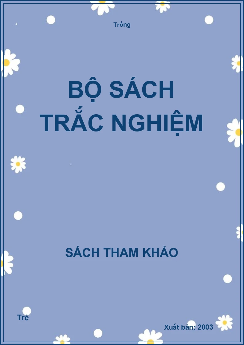Bộ sách trắc nghiệm