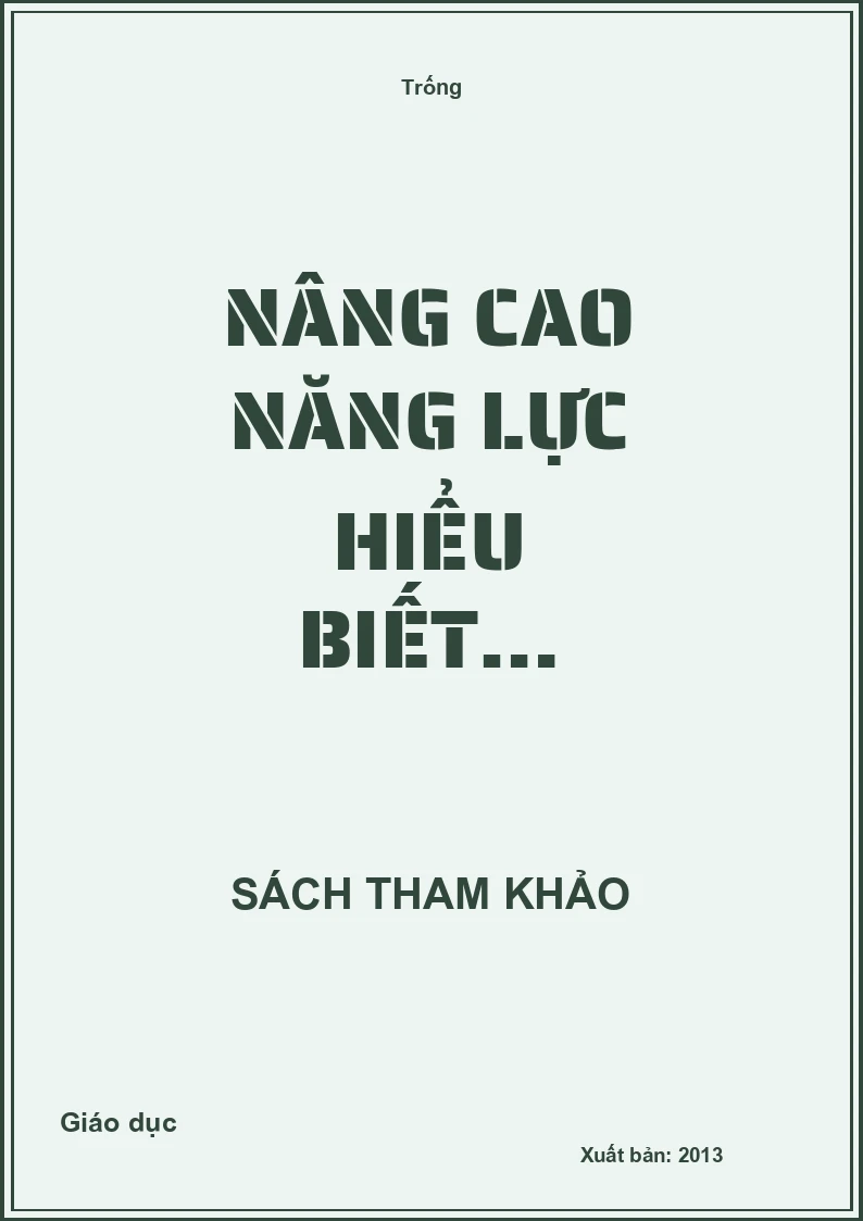 Nâng cao năng lực hiểu biết…