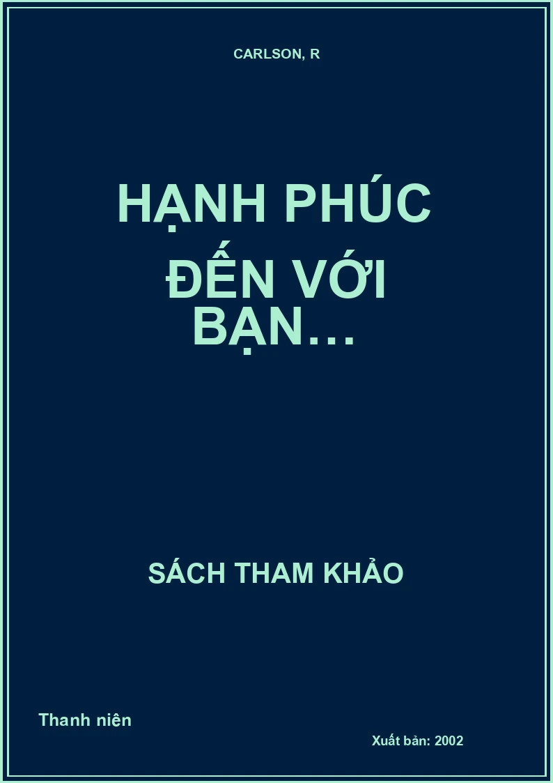 Hạnh phúc đến với bạn…