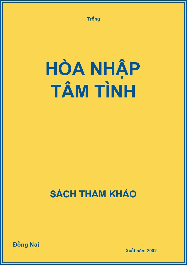 Hòa nhập tâm tình