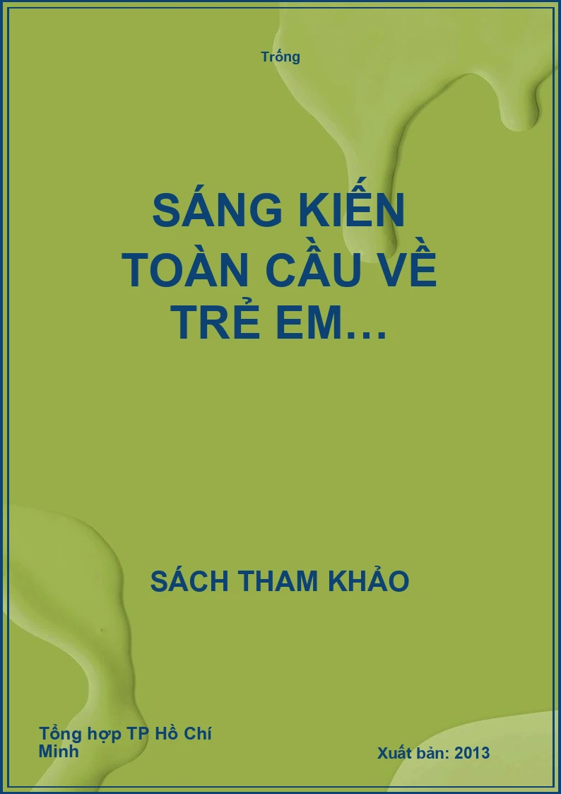Sáng kiến toàn cầu về trẻ em…
