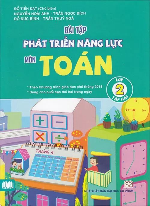 Bài tập phát triển năng lực môn Toán lớp 2 tập 2