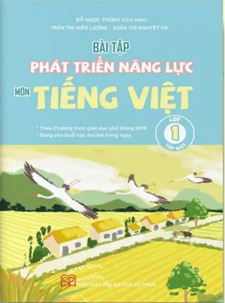 Bài tập phát triển năng lực môn Tiếng Việt lớp 1 tập 1