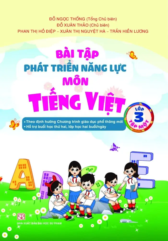 Bài tập phát triển năng lực môn Tiếng Việt lớp 3 tập 1
