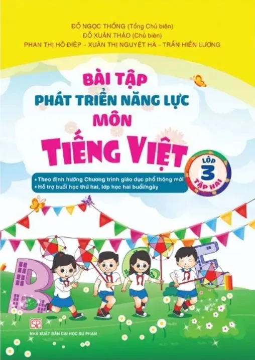 Bài tập phát triển năng lực môn Tiếng Việt lớp 3 tập 2