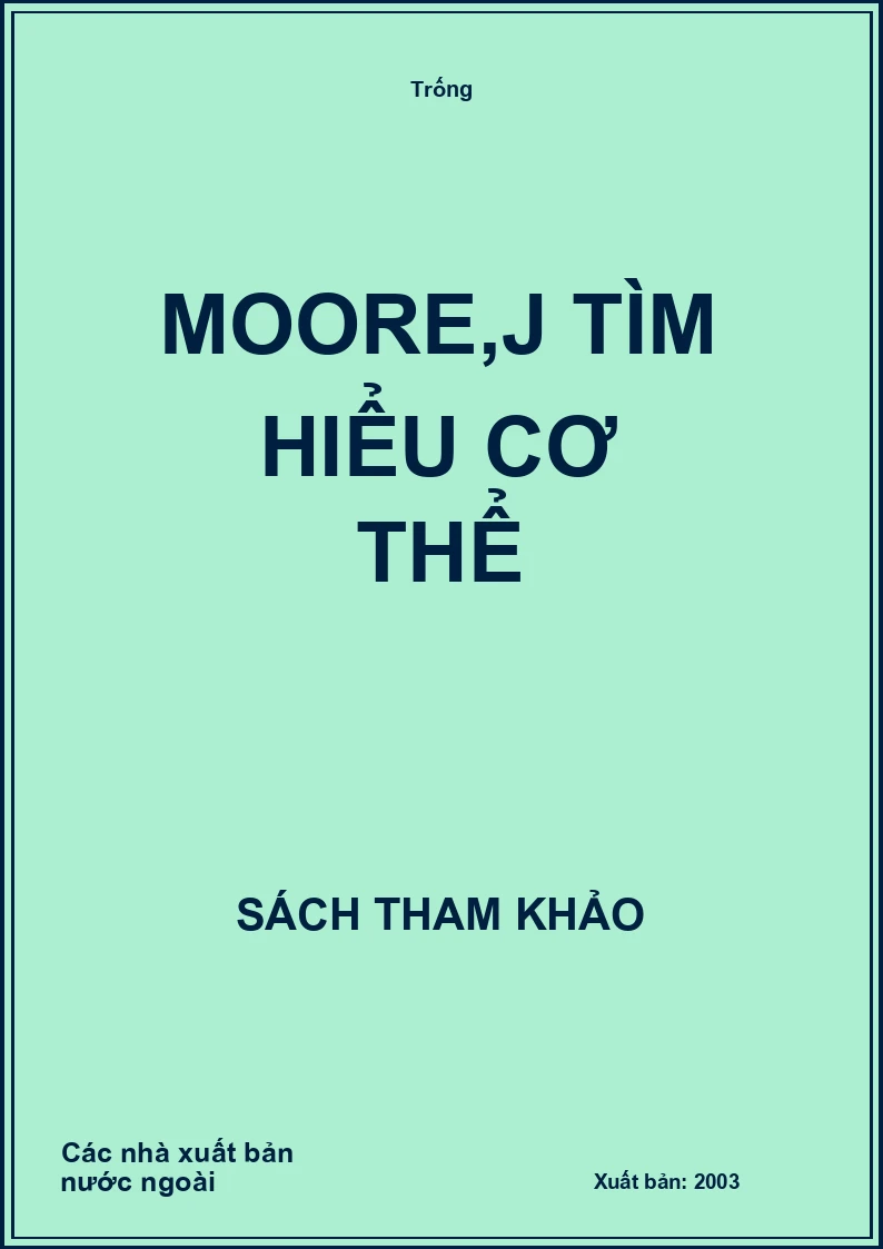 Tìm hiểu cơ thể