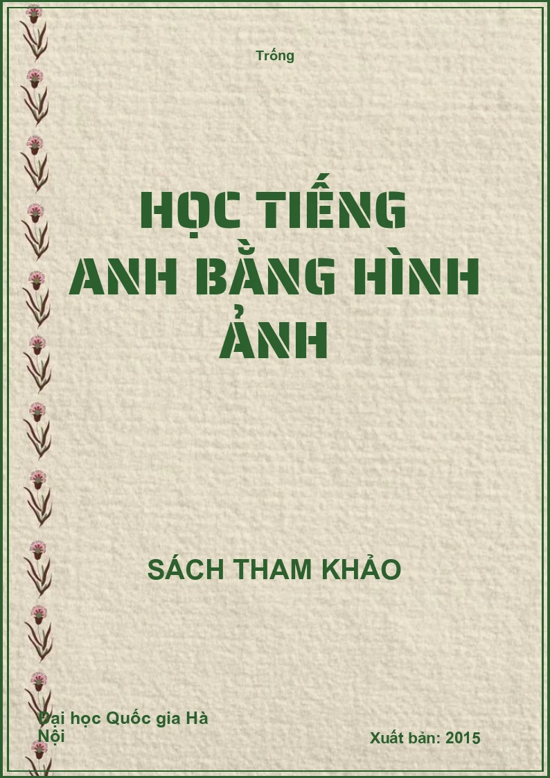 Học Tiếng Anh bằng hình ảnh