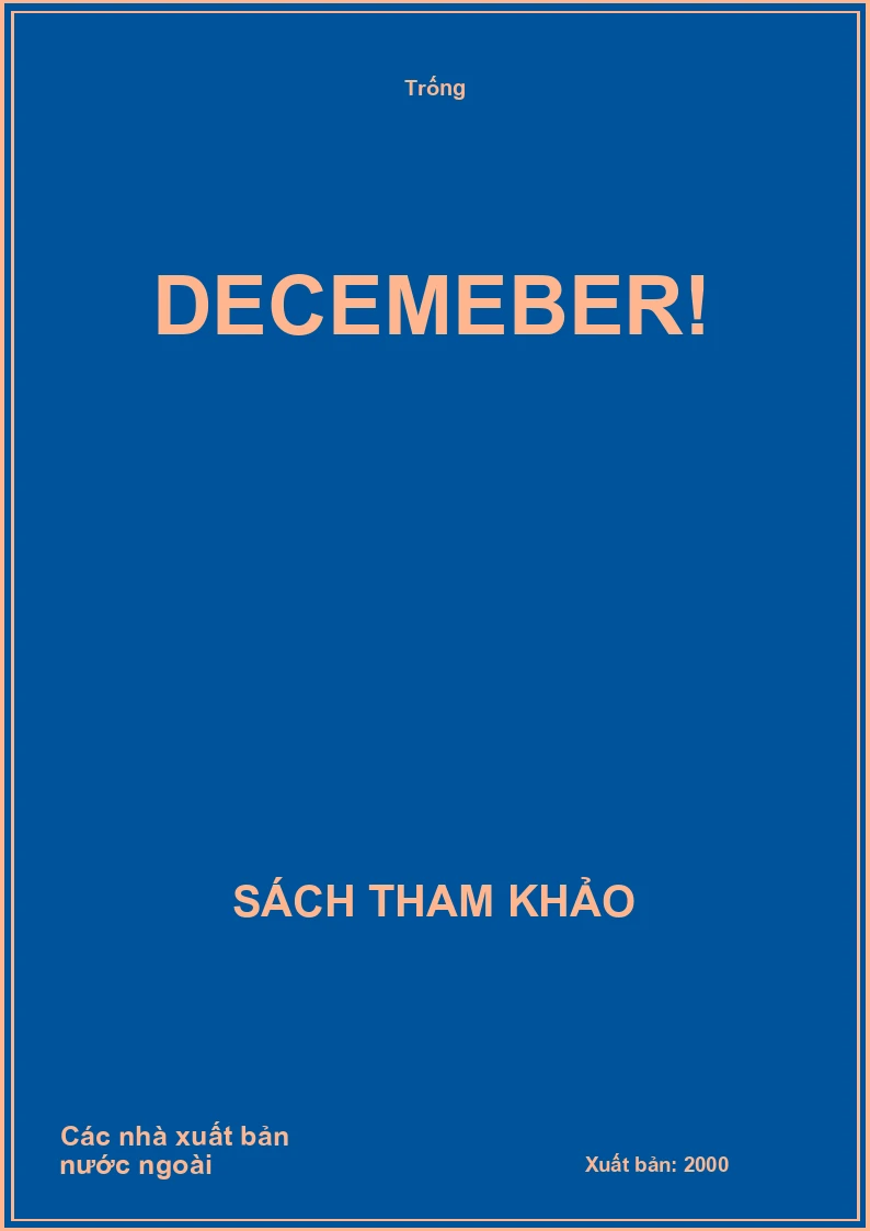 Decemeber!