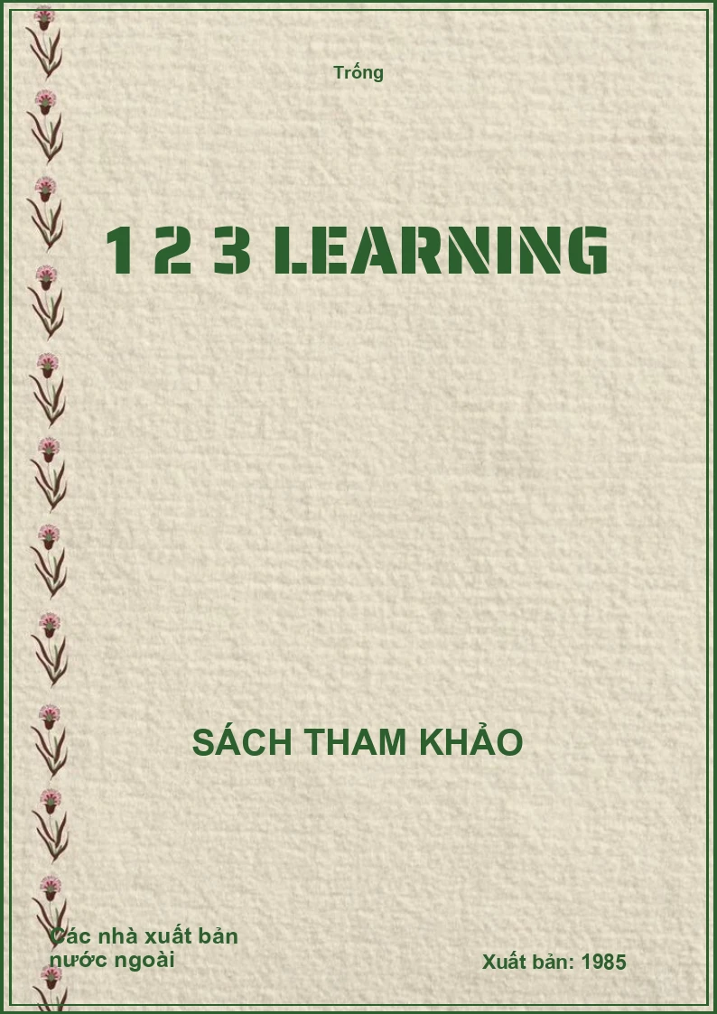 1 2 3 Learning