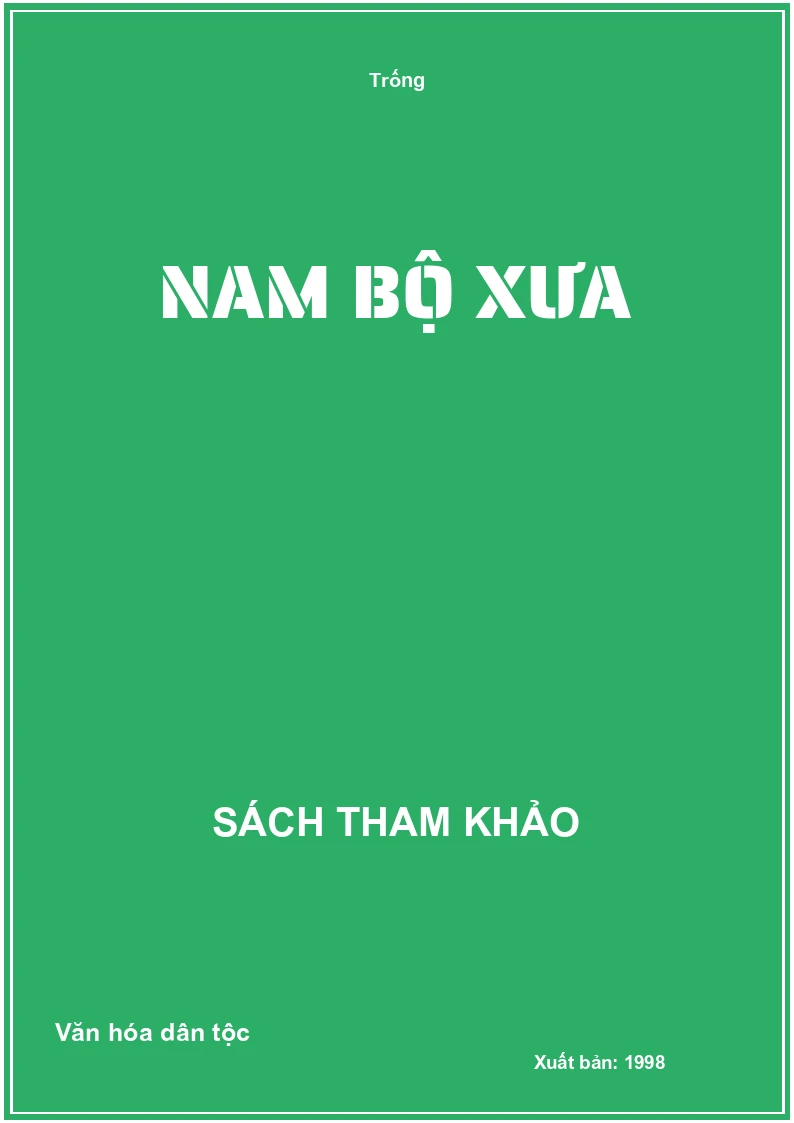Nam Bộ xưa