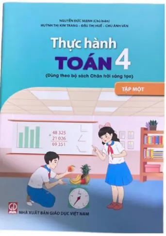 Thực hành Toán 4 - Tập 1 (Dùng theo bộ sách Chân trời sáng tạo)