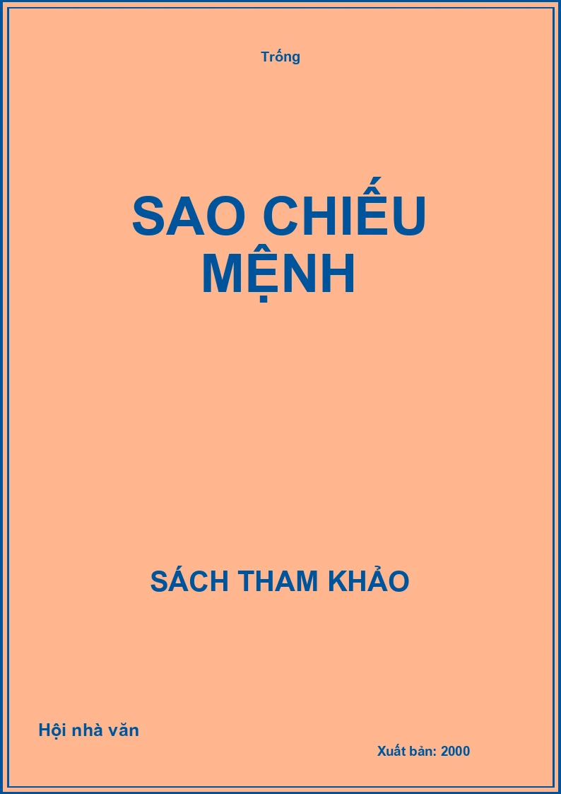 Sao chiếu mệnh
