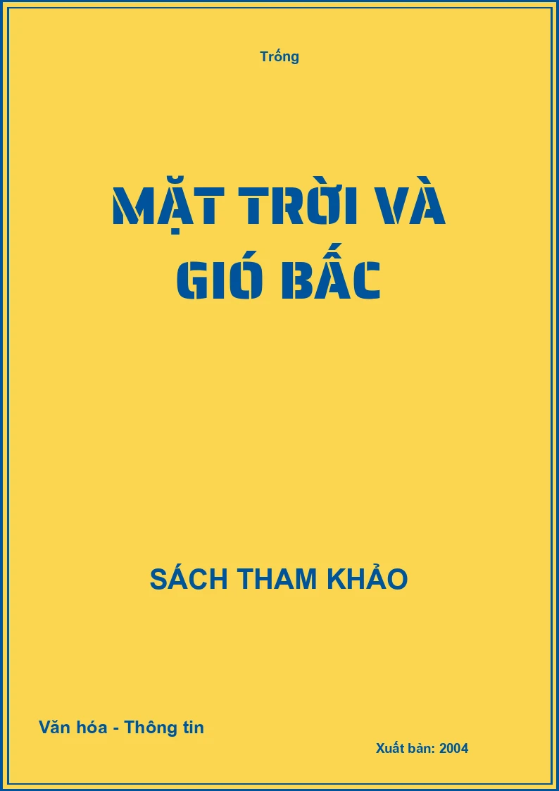 Mặt trời và gió bấc
