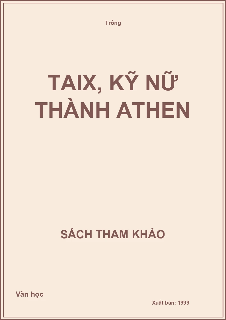 Taix, kỹ nữ thành Athen