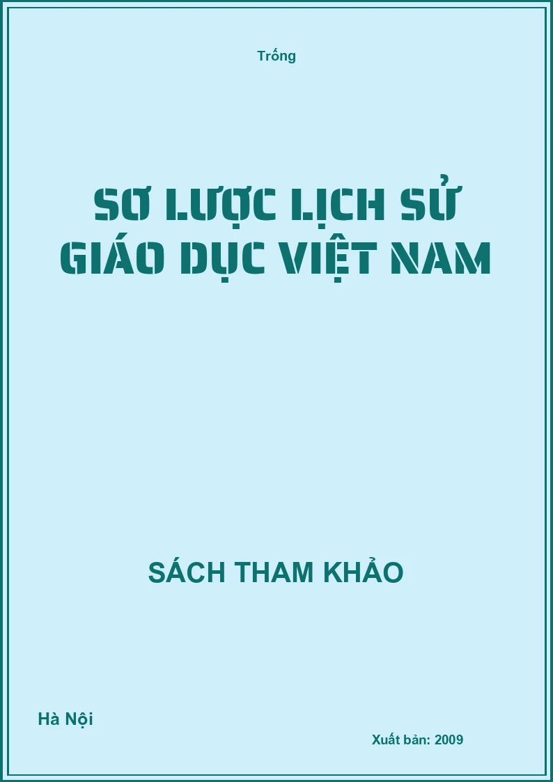 Sơ lược lịch sử giáo dục Việt Nam