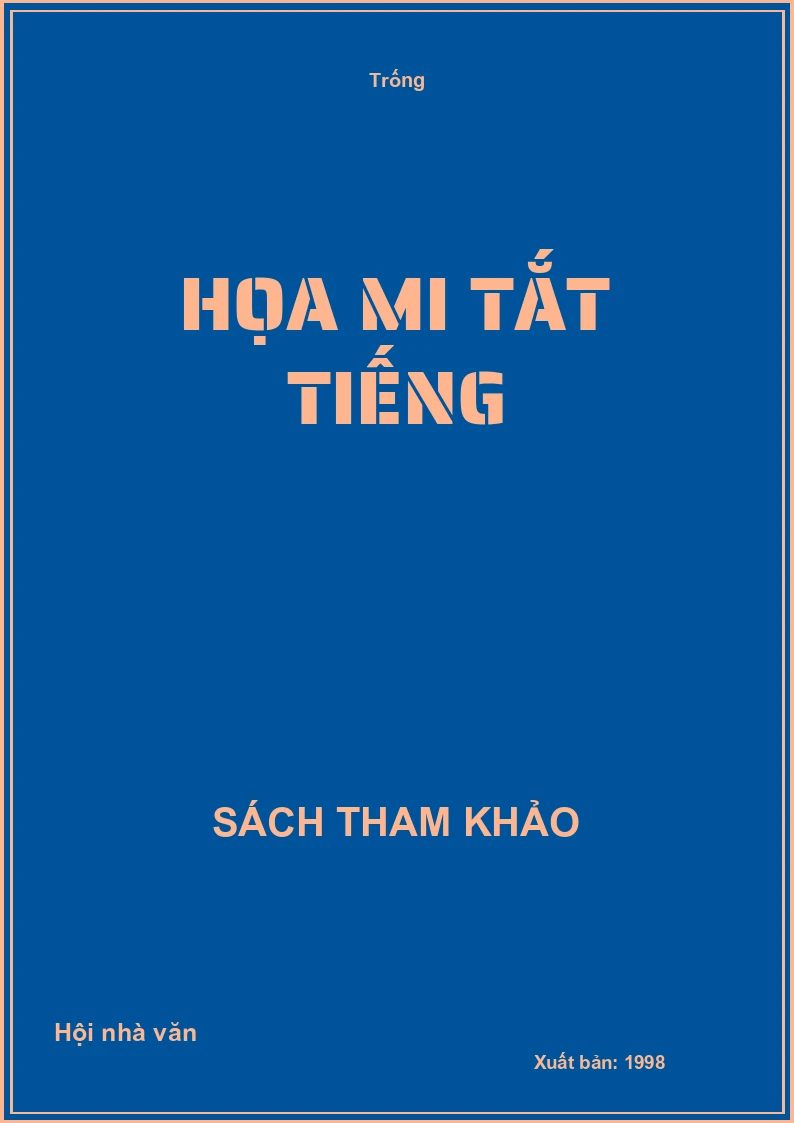 Họa mi tắt tiếng