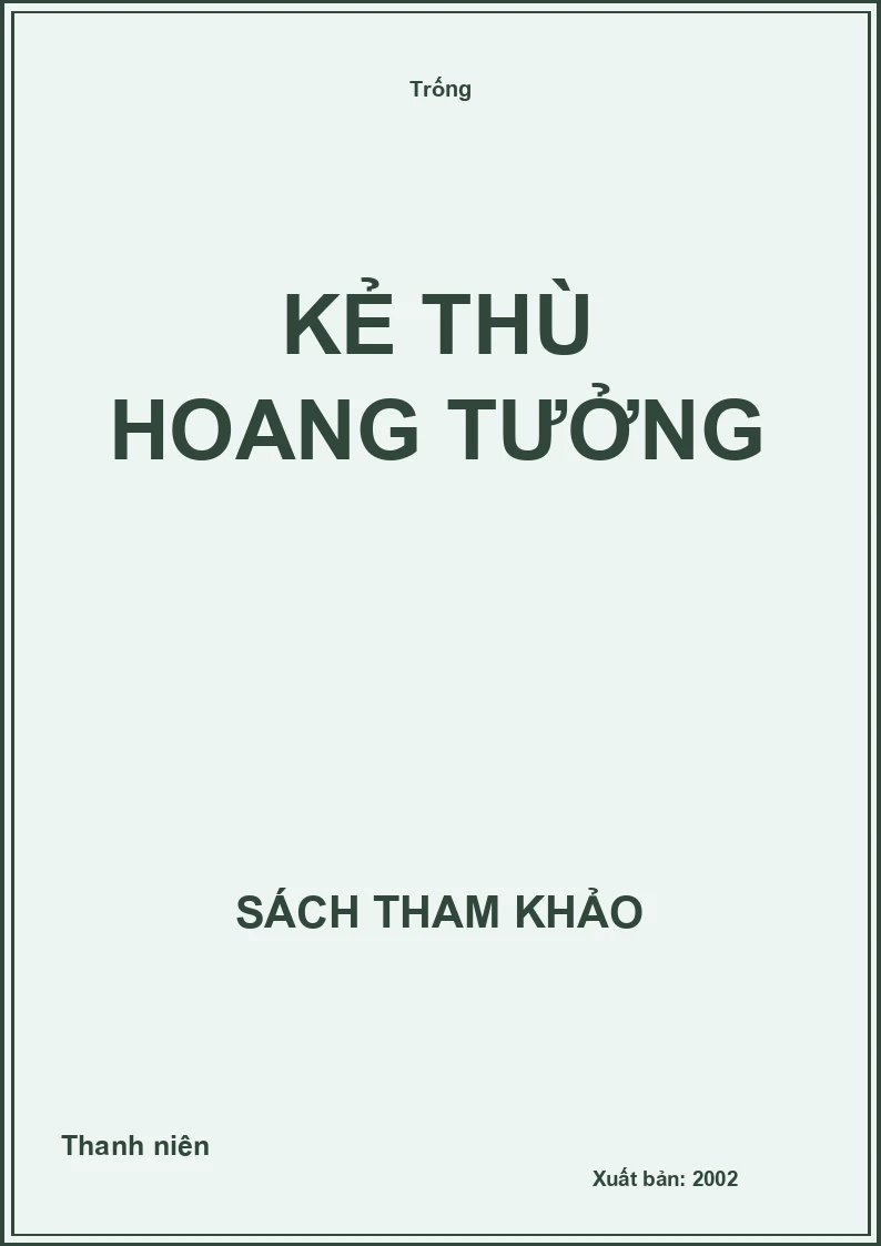 Kẻ thù hoang tưởng
