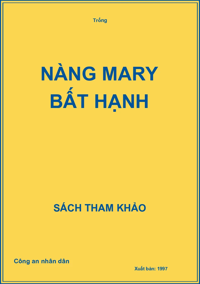 Nàng Mary bất hạnh