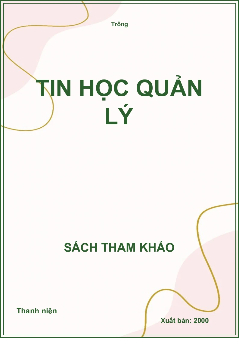 Tin học quản lý