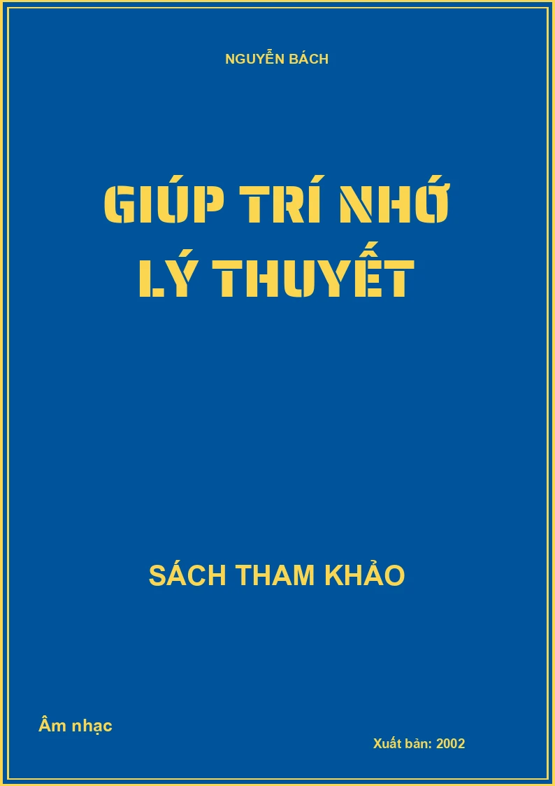 Giúp trí nhớ lý thuyết