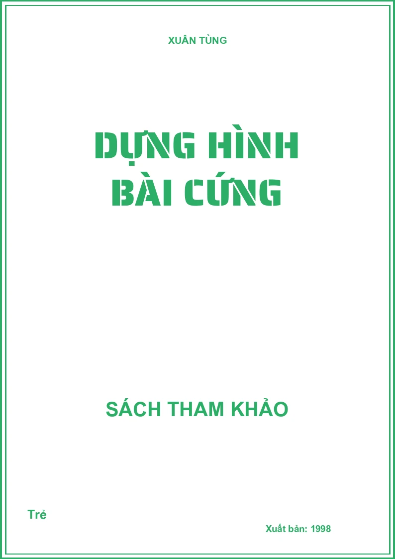Dựng hình bài cứng