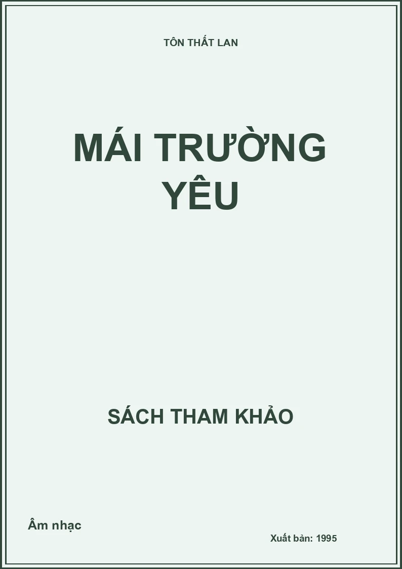 Mái trường yêu
