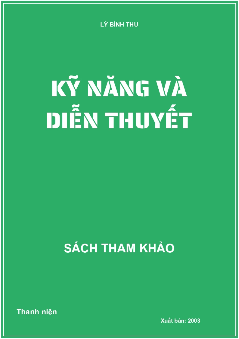 Kỹ năng và diễn thuyết