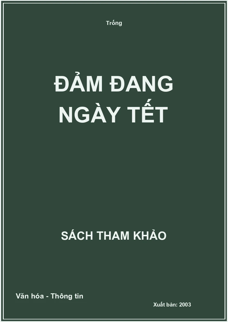 Đảm đang ngày Tết