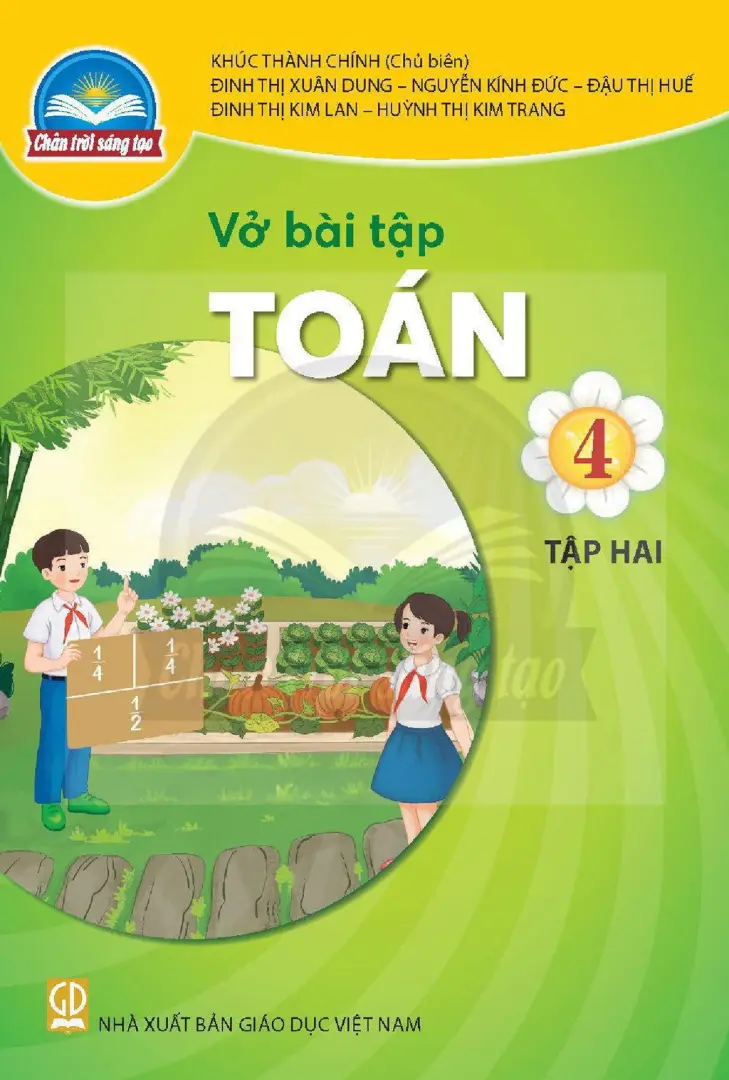 Vở Bài tập Toán 4 tập hai (Chân trời sáng tạo)