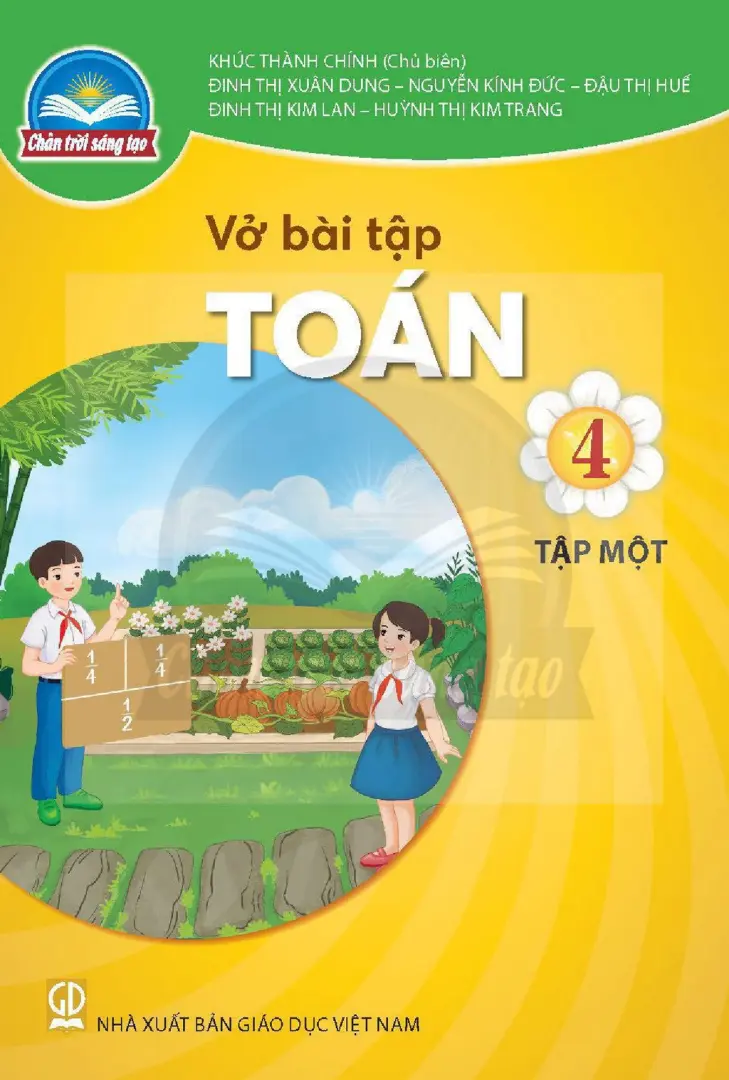 Vở Bài tập Toán 4 tập một (Chân trời sáng tạo)