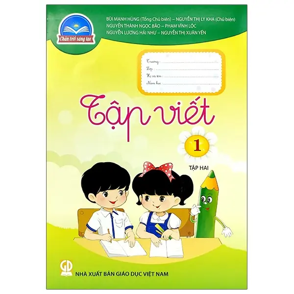 Tập viết 1 tập hai (Chân trời sáng tạo)