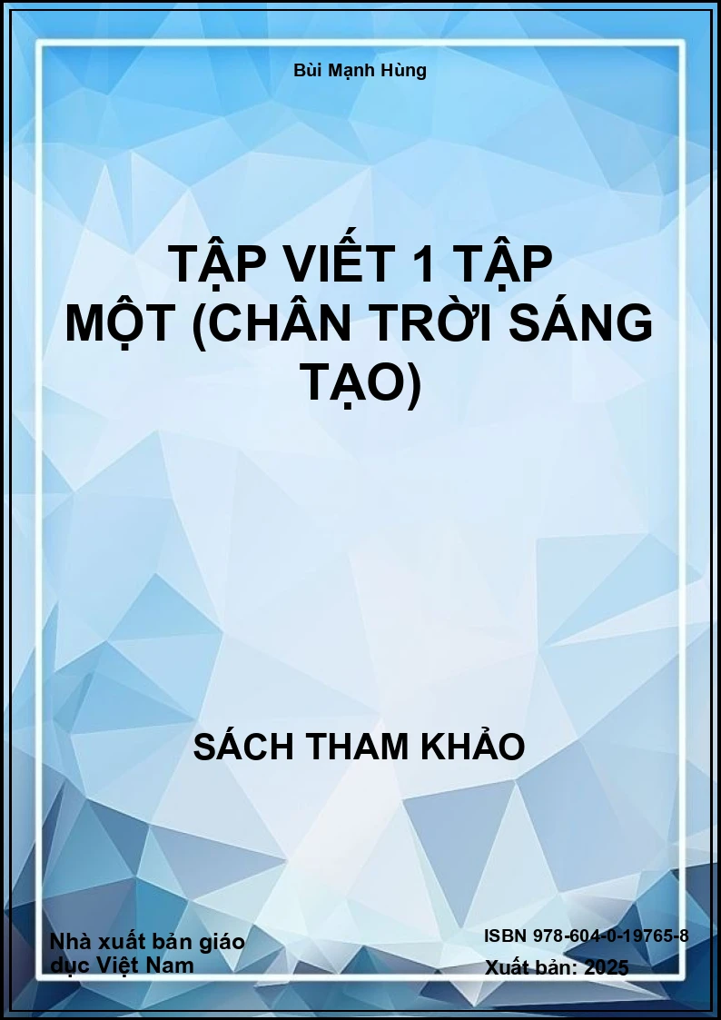 Tập viết 1 tập một (Chân trời sáng tạo)