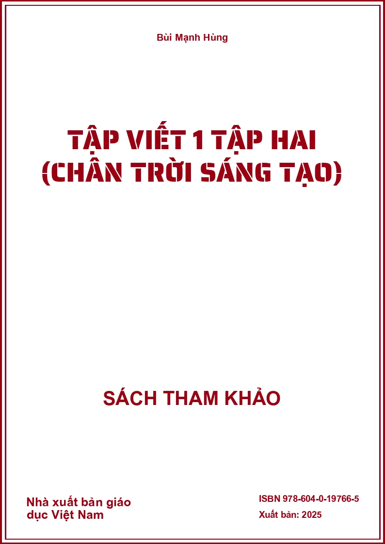 Tập viết 1 tập hai (Chân trời sáng tạo)