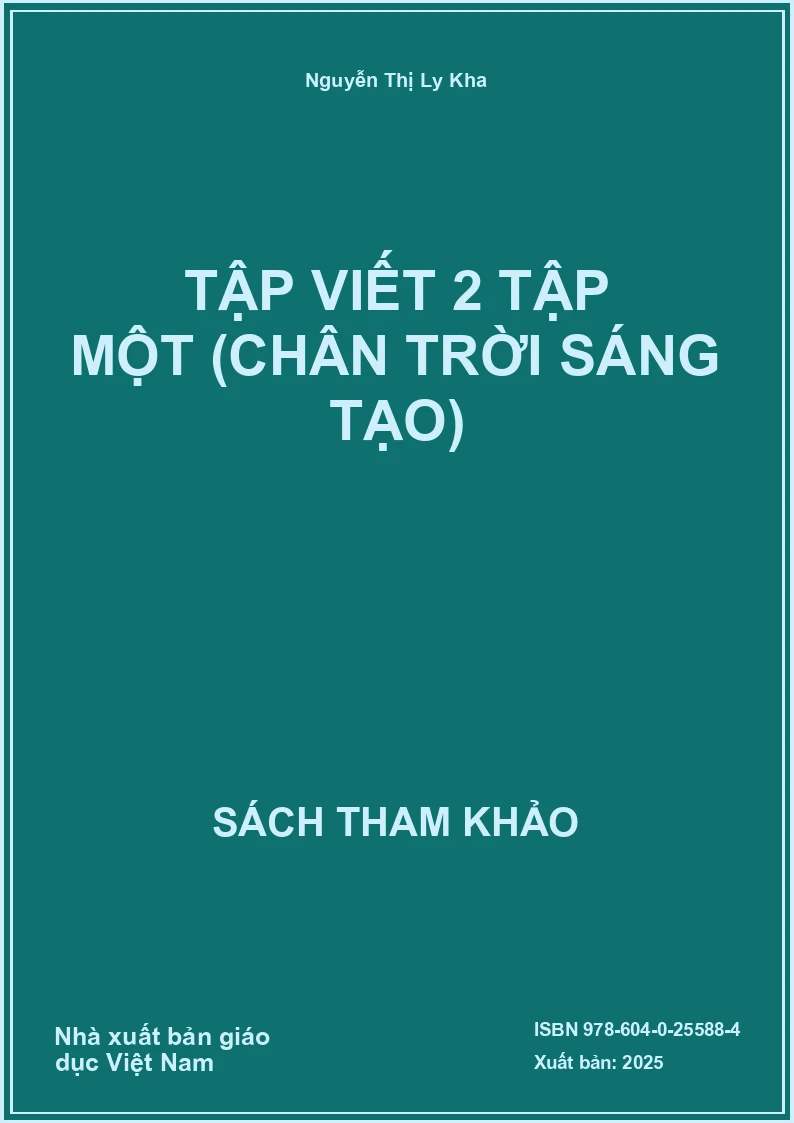 Tập viết 2 tập một (Chân trời sáng tạo)