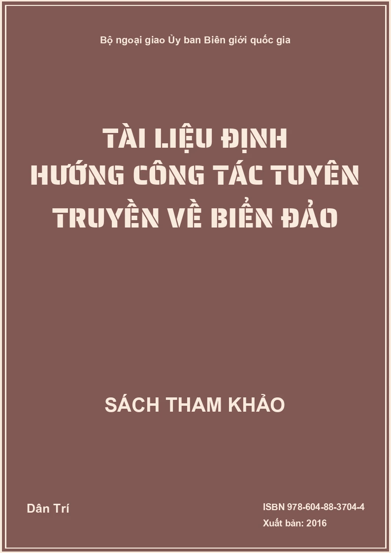 Tài liệu định hướng công tác tuyên truyền về biển đảo