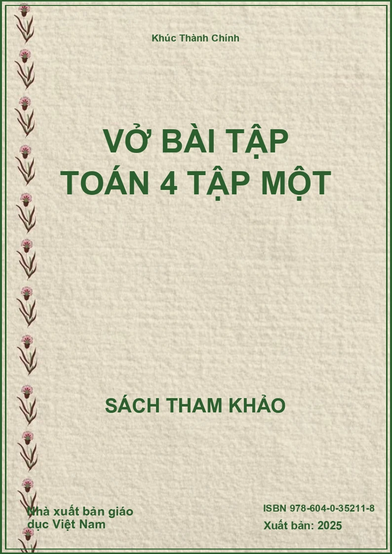 Vở Bài tập Toán 4 tập một