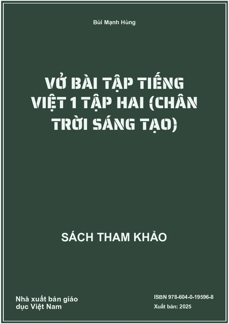Vở Bài tập Tiếng Việt 1 tập hai (Chân trời sáng tạo)