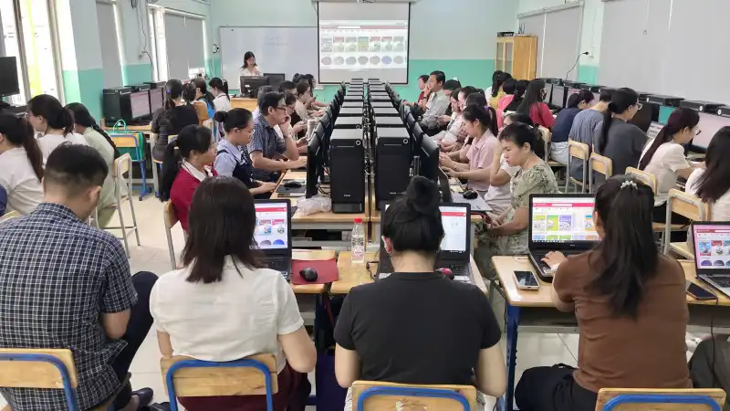 Tập huấn Thư viện số DLib K12 tại trường Tiểu học Dương Minh Châu