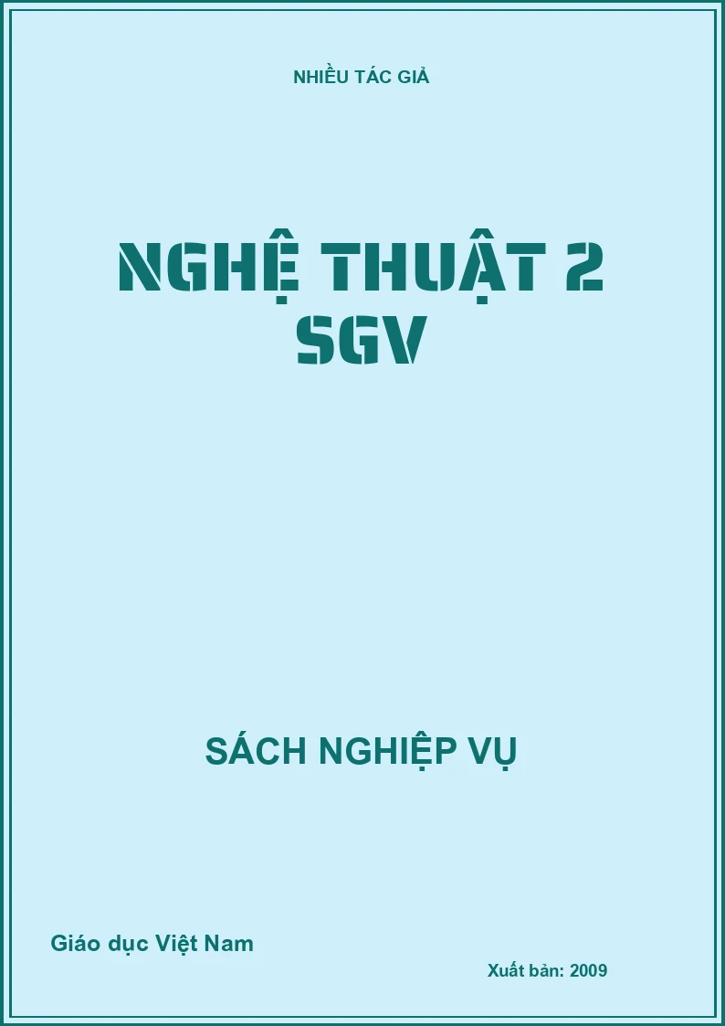 Nghệ thuật 2 SGV
