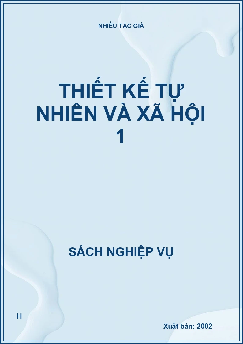 Thiết kế tự nhiên và xã hội 1
