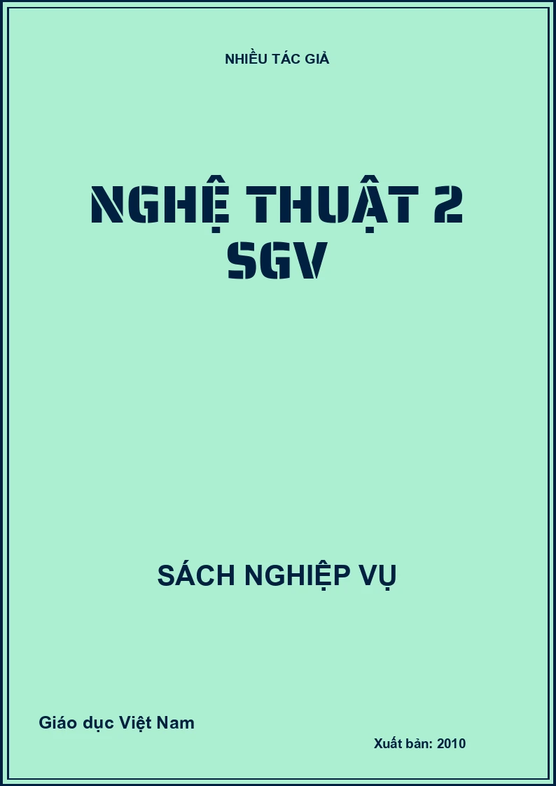 Nghệ thuật 2 SGV